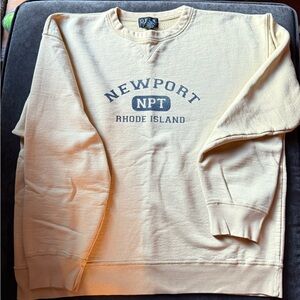 Gear For Sports Cream Newport Rhode Island Vintage Sweater